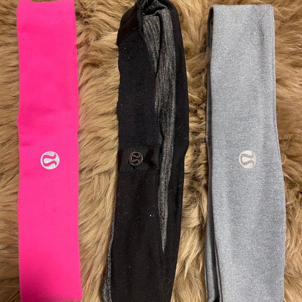 3 Lululemon headbands